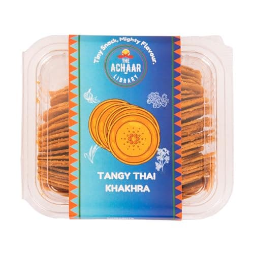 Chaat Masala Mini Khakhra by THE ACHAAR LIBRARY | Whole Wheat Crisps | Bite-Sized | (180 grams) — image 8