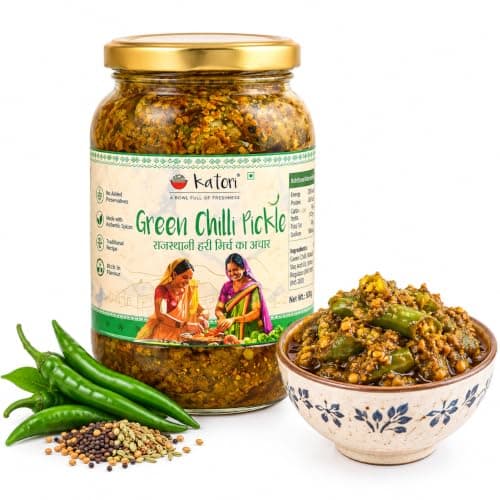 Katori Amla Pickle 450g | Traditional Homemade Amla Achar | Sun Cured Indian Gooseberry Pickle in Mustard Oil | No Preservatives | No Onion and Garlic — image 6