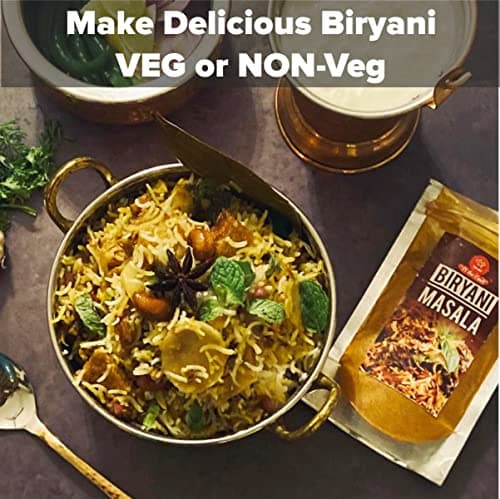 EL The Cook Royal Biryani Masala | Ready to Cook Powder Mix for Veg, Paneer, Chicken, Mutton Biriyani | Premium Rich Spice Blend | 100% Natural, No Additives, No Fillers, GMO-Free, Vegan, Jain | 80g — image 5