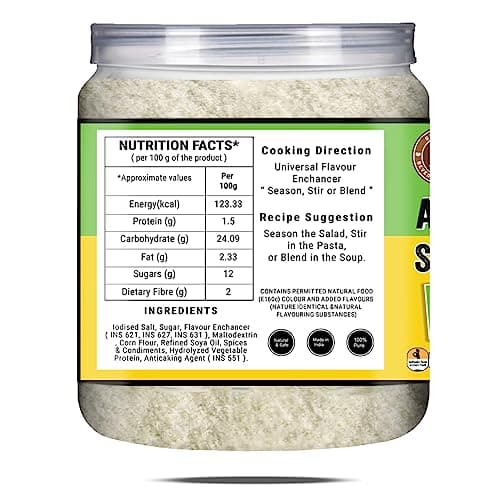 Brew Lab NO Onion No Garlic Aromat Seasoning | Ideal For Jain Food | Flavor Enhancer | (250 g) — image 2