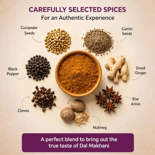 Shasha Dal Makhani Masala 100g - Spice Mix for Rich and Creamy Dal Makhani - No Onion or Garlic - From the House of Pansari — image 4