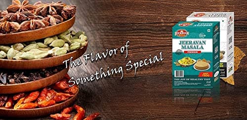 JEERAVAN Masala 100 gm | Poha Masala | Fruit Chaat Masala | जीरावन मसाला | Tastemaker | Mix of 32 Blended Healthy Spices | 100% Natural Ingredients | 100 gm (Pack of 1) — image 5