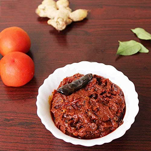 Sitara Foods Jain Tomato Pickle Without Garlic Tamota Aachar Home Made 250 Grams pack — image 4