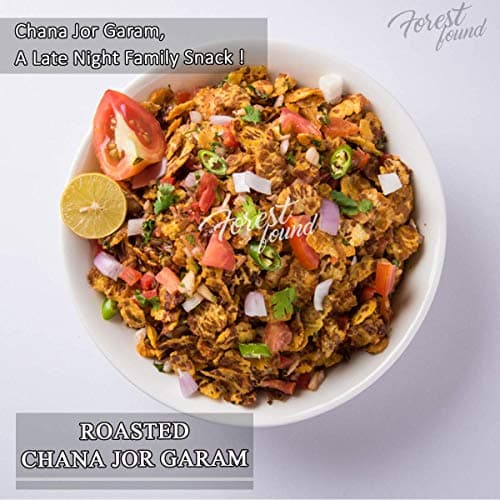 Forest Found Vacuum Roasted Black Chana Jor Garam (250g) – 100% Oil-Free & Gluten-Free Namkeen | No Salt & No Masala | Low-Fat Diet Snack for Weight Loss — image 6