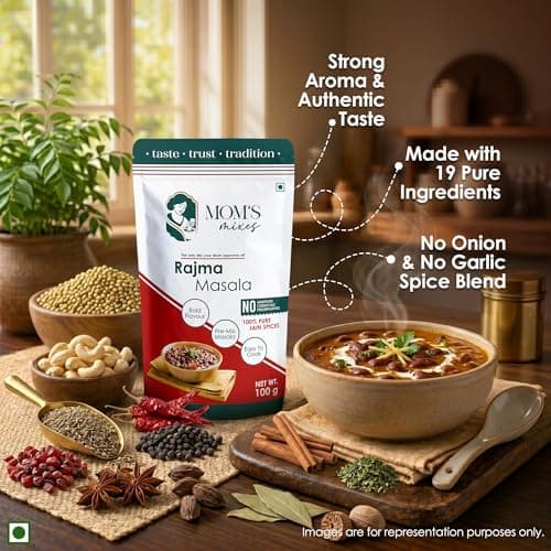 Mom’s Mixes Rajma Masala | Pre-mix Masala | No Onion No Garlic | 100g — image 4