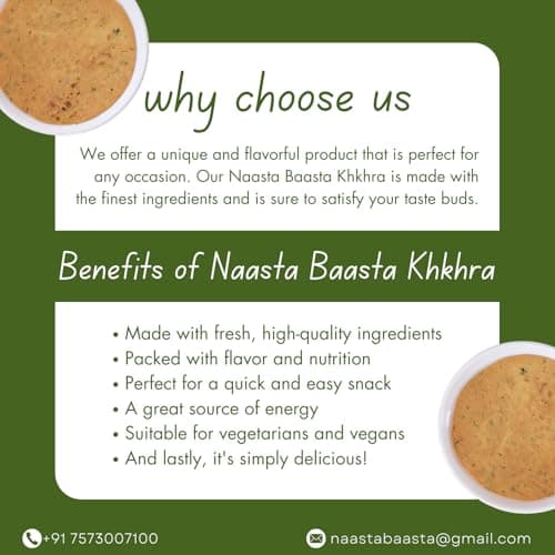 Naasta Baasta Jain Peri Peri Khakhra - Spicy, Crispy, Vegan, Healthy Snack, Indian Flatbread, Bold Flavor - 200g, Pack of 4 — image 5