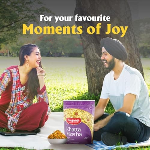 Bhujialalji Khatta Meetha (pack of 1) 1kg | Namkeen Snacks Tasty & Crunchy Tea-time Namkeen | All time favourite indian snacks/Namkeen | Ready to eat | Crsipy & Light snacks. — image 3