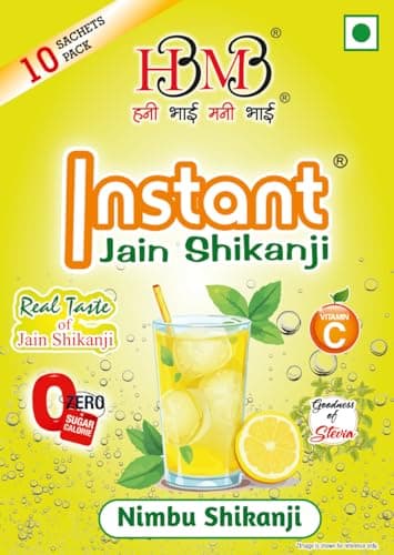 HBMB Original Instant Jain Shikanji | 1- Minute Ready to Mix Lemon Drink Premix | Authentic Jain Shikanji Summer Refreshment, 1 Pack — image 4