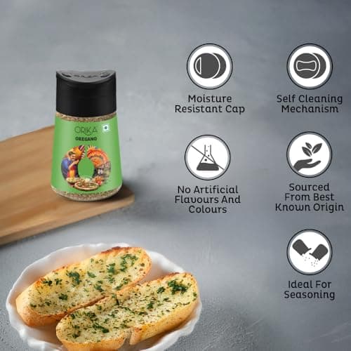 Orika Oregano Oregano Seasoning | Full Bodied Oregano Herbs | Ideal Seasoning For Pizza, Pasta, Marinades And Soups | No Artificial Flavours And Colours, 13 Gram — image 8