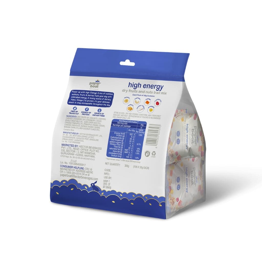 Paper Boat High Energy Dry Fruits & Nuts Trail Mix (Pack of 10) — image 8