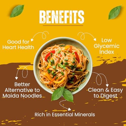 Millet Mania Sorghum Millet Jowar Noodles – Healthy Noodles for Kids & Adults | No Maida, High Fiber, Diabetic-Friendly, Easy to Cook | Guilt-Free Maida Alternative | 210g (Pack of 1) — image 3