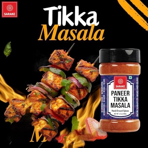 SARANZ Paneer Butter Jain & Paneer Tikka Jain Masala (Combo Pack) Instant Use | Spice Powders and Masalas | Artisanal Spices with Rich & Strong Flavour | 100 Gms Sprinkler Jar — image 2