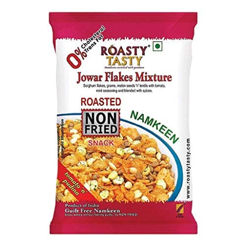 Roasty Tasty Jowar Mix Tangy Tomato 200G (Pack of 2)|Healthy Snack|Crunchy Millet Snack Made With Jowar Flakes & Seeds Mix|Low Calorie Snacks|Roasted Namkeen|No Transfat Diet Mixture In Tangy Tomato Flavour — image 8