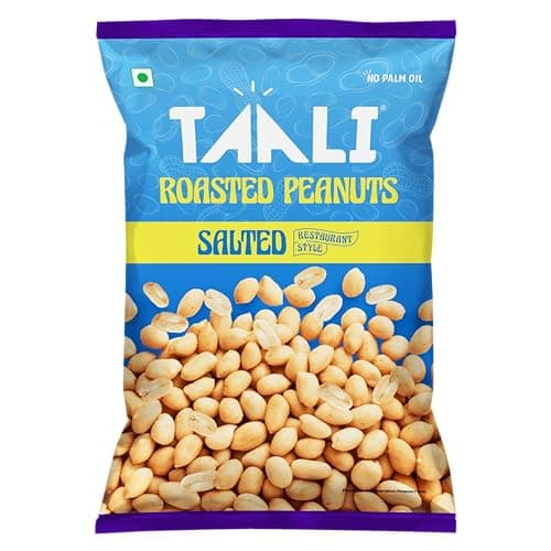 Taali Roasted Peanuts - Salted Peanuts |Crunchy Healthy Snacks | No Trans Fat, Gluten free, Roasted Not Fried (Pack of 4 x 150 gms)(weight may vary) — image 3