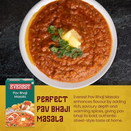 Everest Pav Bhaji Masala – 50g | Authentic Mumbai-Style Spice Blend for Rich, Flavourful Pav Bhaji | Aromatic Masala Powder for Bhaji, Snacks & Street-Style Cooking — image 5