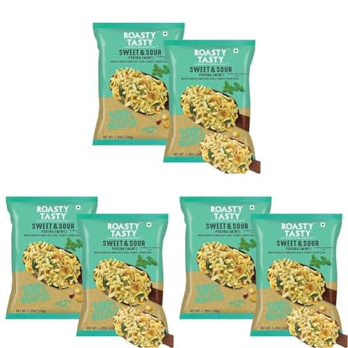 Roasty Tasty Millet Bhel Mix | Ready-to-Eat Healthy Bhel Snack – No Chutney Required | Roasted Namkeen with Millets, Chana & Spices | High Fiber | No Onion No Garlic Bhel Namkeen | 100g x 6 Packs | Instant Bhel Mix — image 8