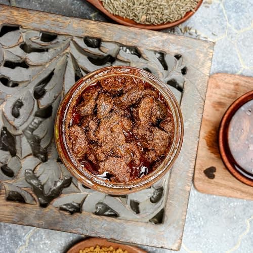 Grameen Chator Amla Pickle - 500G (Pack Of 1) |Homemade Indian Gooseberry Pickle Seedless Without Onion & Garlic|Preservative Free|Tangy Amle Ka Achar|Natural Spices & Mustard Oil — image 2
