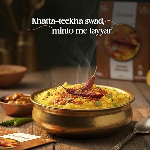 Chericious Ready to Eat Jain Achari Khichdi | Instant Freeze-Dried Khichdi-400g | No Onion No Garlic | Quick Indian Meal | Enriched with Natural Ingredients — image 4