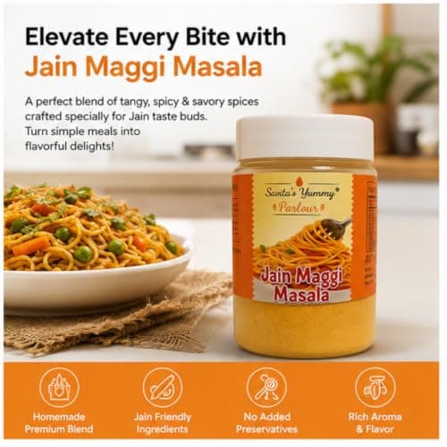 Savita’s Yummy Parlour Jain Maggie Masala – 100g | No Onion No Garlic | Homemade Instant Noodle Seasoning | Authentic Jain Recipe — image 3