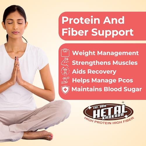 Hetal Khakhra Cheese-Tomato Flavoured, High Protein Jain Snacks, Gluten-Free, 200g — image 6