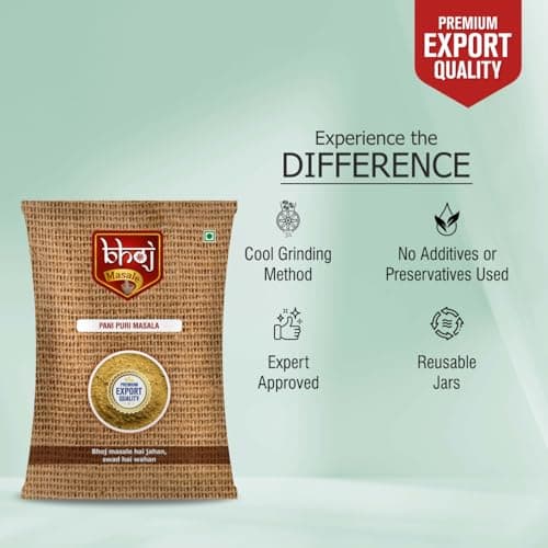 Bhoj Masale Pani Puri 100Gm Each|Aromatic Spice Powder For Flavorful Indian Cooking|For Flavorful Cooking|No Artificial Flavor Added. No Colour,No Preservatives,No Onion&No Garlic(Jain Masale) — image 6