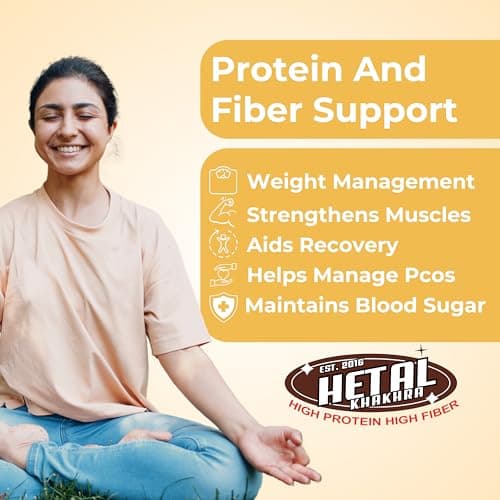 Math Khakhra JAIN | Gluten Free | Crispy| Ready To Eat | High Protein High Fiber| No Palm Oil | 200g Vacuum Pack Of 2 — image 8