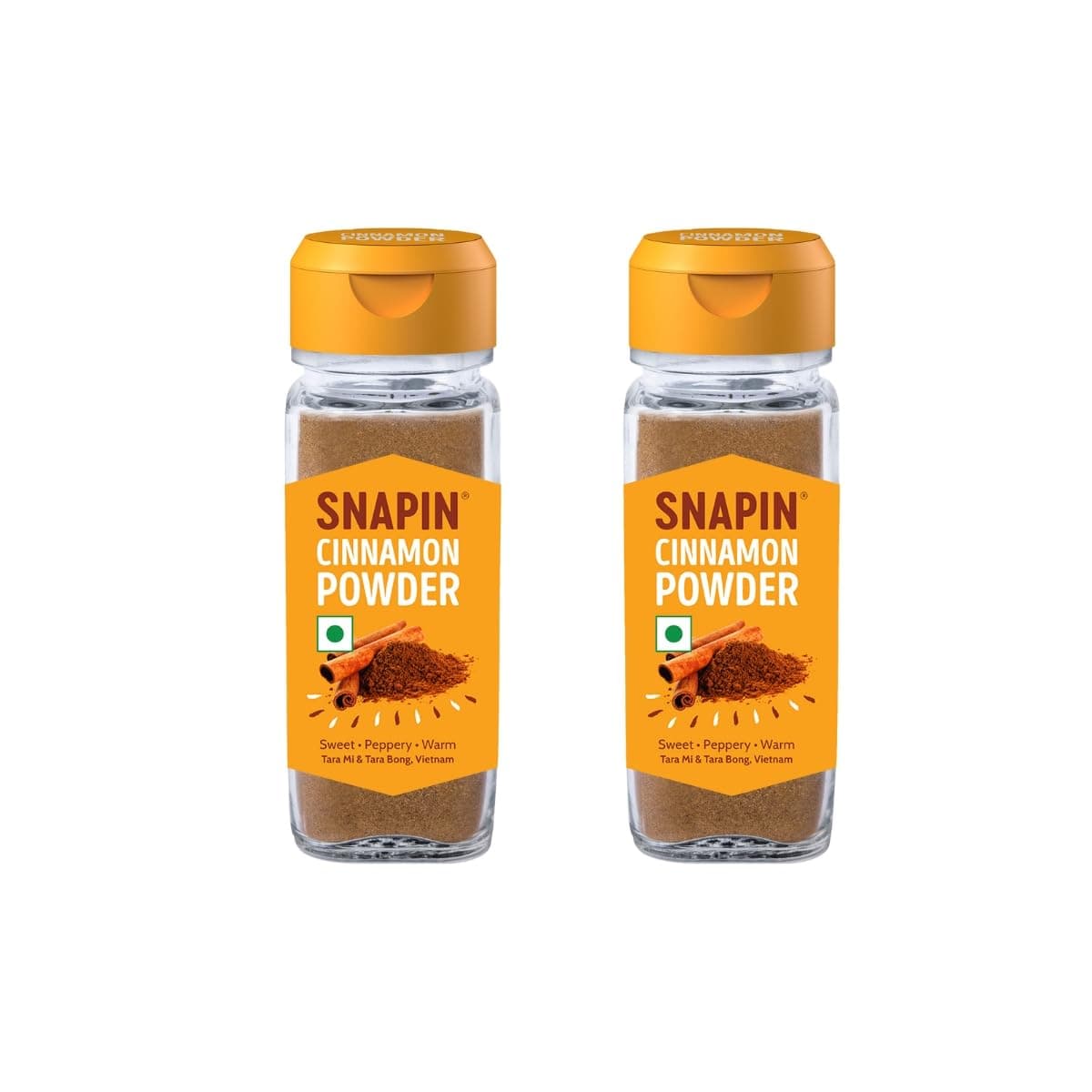 Snapin Cinnamon Powder 53g x 2 | Ground Cinnamon | Dalchini Powder | Warm Aromatic Spice for Baking, Coffee, Desserts & Curries — image 2
