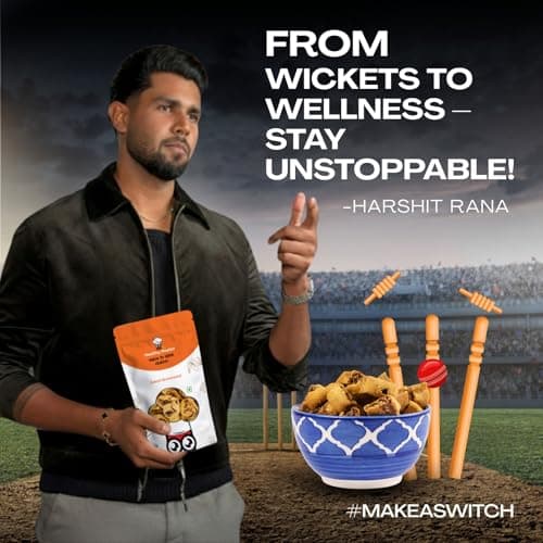 Healthy Master Baked Bhakarwadi, 250g | Healthy Gujarati Snacks | Crispy Bakarwadi | Morning and Evening Snacks | No Palm Oil, No MSG, No Preservatives | High-Fiber & Diet-Friendly — image 4
