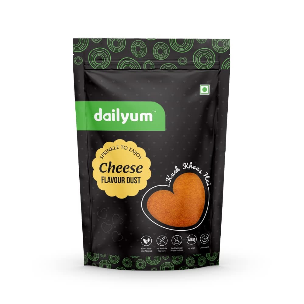 Dailyum Cheese Flavour Dust 70 Gram | No Onion No Garlic | Pack of 4 | 70 Gram Each — image 3