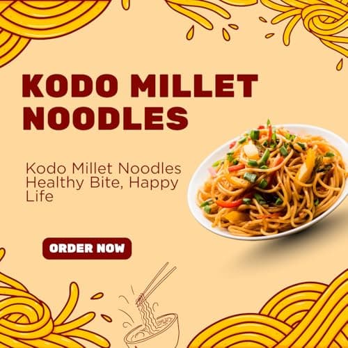 Millet Mania Kodo Millet Noodles | Nutrient-Packed, Gluten-Friendly & High-Fiber Instant Noodles with Traditional Taste | Healthy, Quick-Cooking Snack for Kids, Adults & Seniors | 210g (Pack of 1) — image 5