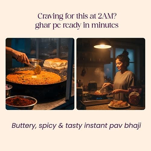 Chericious Ready to Eat Jain Pav Bhaji | Freeze Dried-400 gm| No Onion No Garlic | Indian Street Food Style | Instant Heat & Eat Meal (Pav Bhaji) — image 6