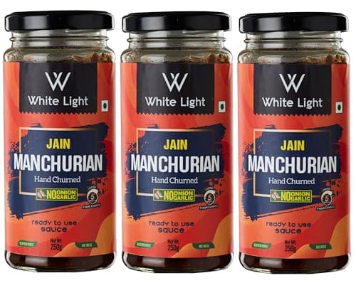White Light Food Jain Manchurian Sauce l Vegan and Natural Ingredients l Ready to Eat Healthy Food (250g) (Pack of 1) — image 8