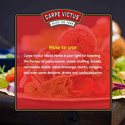 Carpe Victus Jain Mixed Herbs Seasoning | No Onion No Garlic | Italian Herbs for Pasta, Pizza & Cooking | 100g — image 4