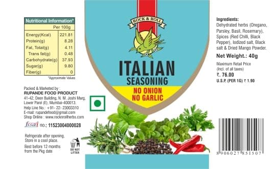 NO ONION NO GARLIC ITALIAN SEASONING — image 2