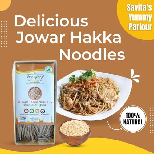 Savita's Yummy Jowar Hakka Noodles | Healthy Gluten-Free Millet Noodles | No Preservatives, No Artificial Flavour & Colour | 180g — image 4