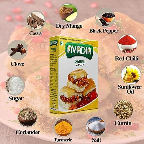 Avadia veg masala(Aloo vada masala, Dabeli masala)-100gm,sweet, spicy,famous Gujarati Kutchi Dabeli — image 7