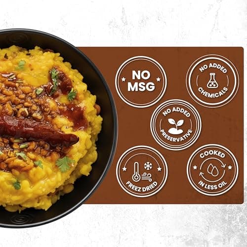 Chericious Ready to Eat Jain Achari Khichdi | Instant Freeze-Dried Khichdi-400g | No Onion No Garlic | Quick Indian Meal | Enriched with Natural Ingredients — image 6