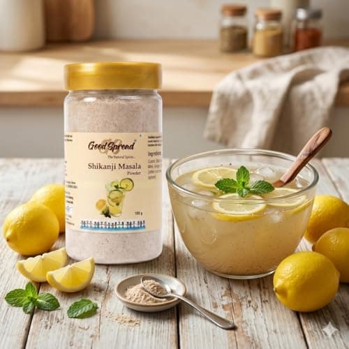 GoodSpread Authentic Shikanji Masala Powder 150g | 100% Natural Lemonade Spice Mix | Refreshing Summer Drink & Digestive Aid | Traditional Nimbu Pani Masala — image 2