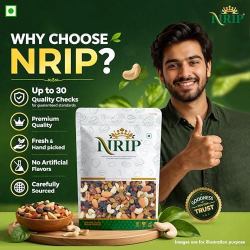 NRIP Premium Mixed Roasted Seeds & Berries 200 Gm (Pumpkin, Sunflower, Flax, Watermelon, Black Currant, Cranberry, Cherry, Black raisins) — image 6