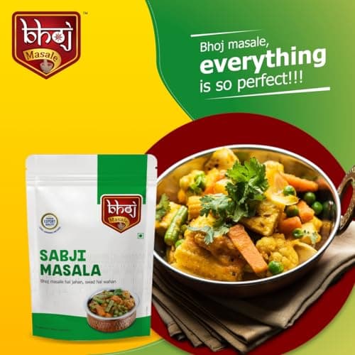 Bhoj Masale Sabji Masala Powder 200GM | Spices with Natural Ingredients For Healthy and Delicious Cooking. No Colour, No Preservatives, No Onion & No Garlic (Jain Masala) — image 7