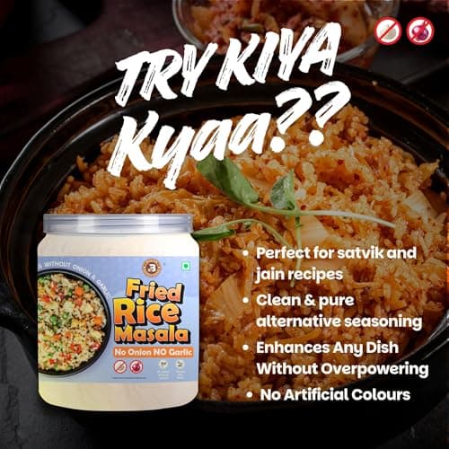 Brew Lab Fried Rice Masala | No Onion No Garlic | Restaurant-Style Chinese Masala | Quick & Easy Cooking | Multipurpose Seasoning for Fried Rice, Noodles & Vegetables 250g — image 7