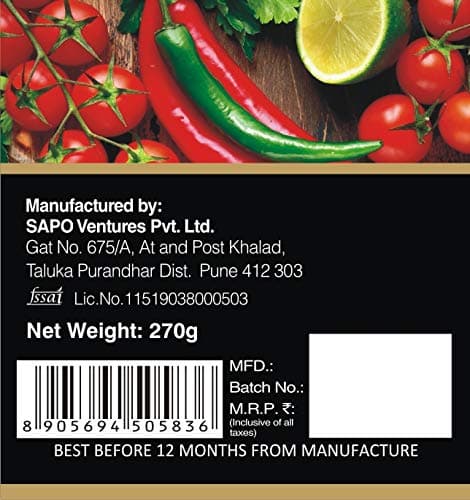 K's Kitchen Mexican Salsa Sauce- 270g Loved by Karen Anand, Gluten Free, Vegan, No Artificial Colour or Flavour — image 4