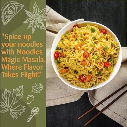 Omas Fresh No Onion No Garlic Noodles Magic Masala & Peri Peri Seasoning | 250g × 2 Combo Pack | Spicy & Flavorful Duo for Noodles, Pasta & Everyday Cooking — image 4