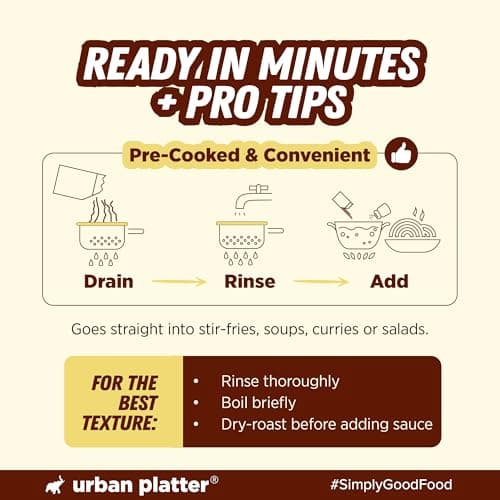 Urban Platter Shirataki Konjac Noodles, 270g (Fat-Free, Gluten-Free, Low Carb, Ready to Use) — image 5