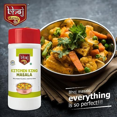 Bhoj Masale Kitchen King Masala Powder Combo Pack 450GM Each (Gross Total 1 KG) | Aromatic Spice for Flavorful Indian Cooking | For Flavorful Cooking | No Artificial Flavor Added. No Color, No Preservatives, No Onion & No Garlic ( Jain Masala) — image 5