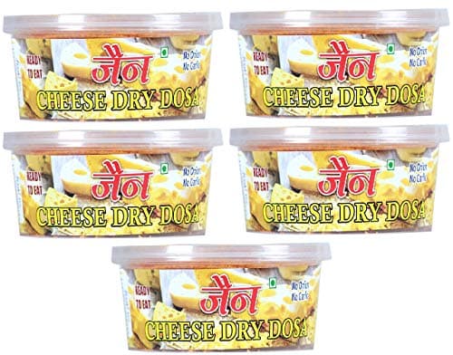 Jain Cheese Dry Dosa Khakra (5 Pack)-100g Each | Tastes Like Khakra | Ready To Eat Snack | Crispy & Crunchy | Gluten-Free & Preservative-Free — image 2