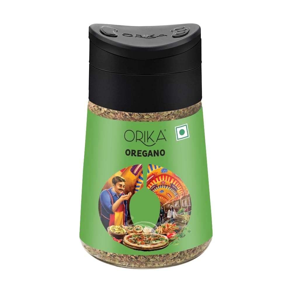 Orika Oregano Oregano Seasoning | Full Bodied Oregano Herbs | Ideal Seasoning For Pizza, Pasta, Marinades And Soups | No Artificial Flavours And Colours, 13 Gram