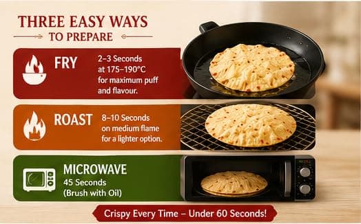 Ganesh Rice Red Chilly Khichiya Papad 400g | Jain Suitable No Onion No Garlic | Gluten Free No Preservatives Chawal Papad Pack of 2 — image 7