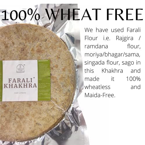 Timeless Food Farali Khakhra for Upwas & Vrat 400g | Wheatless Sahgar Khakhra for Fasting | Vacuum Pack | Healthy & Crunchy Snack — image 3