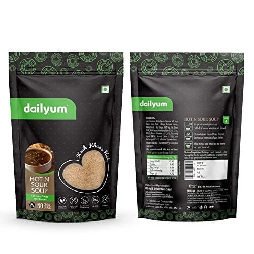 Dailyum Premium Instant Soup Combo of 6 | No Onion No Garlic | 2 Green Veg. Soup 50g | 2 Cheese Broccoli Soup 50g | 2 Cheese Jalepeno Soup 50g | Natural | No MSG | Jain — image 4